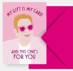 Postkarte My Gift Is My Card 10,5x14,8cm von typealive