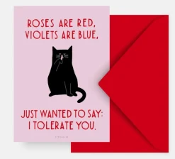 Postkarte Valentine Cat No.1 10,5x14,8cm von typealive