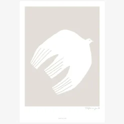 Print Thoughts are free No. 3 Papier weiß grau A5 oder A4