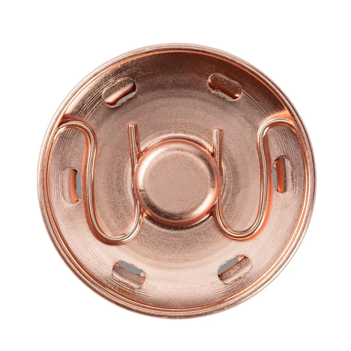 Prym 2 Annäh Druckknöpfe Messing rosegoldfarbig 30mm