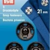 Prym 3 Annäh Druckknöpfe MS schwarz 21mm