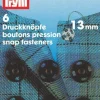 Prym Annäh-Druckknöpfe MS schwarz 13 mm