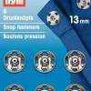 Prym Annäh-Druckknöpfe MS silberfarbig 13 mm