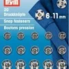 Prym 20 Annäh Druckknöpfe silberfarbig 6-11mm