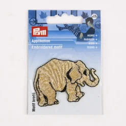 Prym Applikation Elefant goldfarbig 5,7x4cm