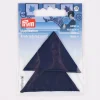 Prym Applikation Patch Dreiecke 2Stk aufbügelbar dunkelblau 60x40mm