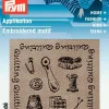 Prym Applikation Quilting braun 5x5cm
