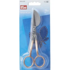Prym Applikationsschere Stahl silberfarbig kupferfarbig 15cm