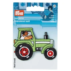 Prym Applikation Traktor grün 7,5x6cm