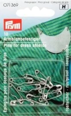 Prym Armblattbefestiger MS silberfarbig 19 mm