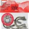 Prym 4 Aufhänger für Taschengriffe silberfarbig 18mm