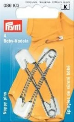 Prym Baby-Sicherheitsnadeln EST weiß 55 mm