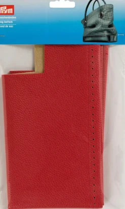 Prym Caroline Taschenboden Kunstleder rot 32x12x6cm