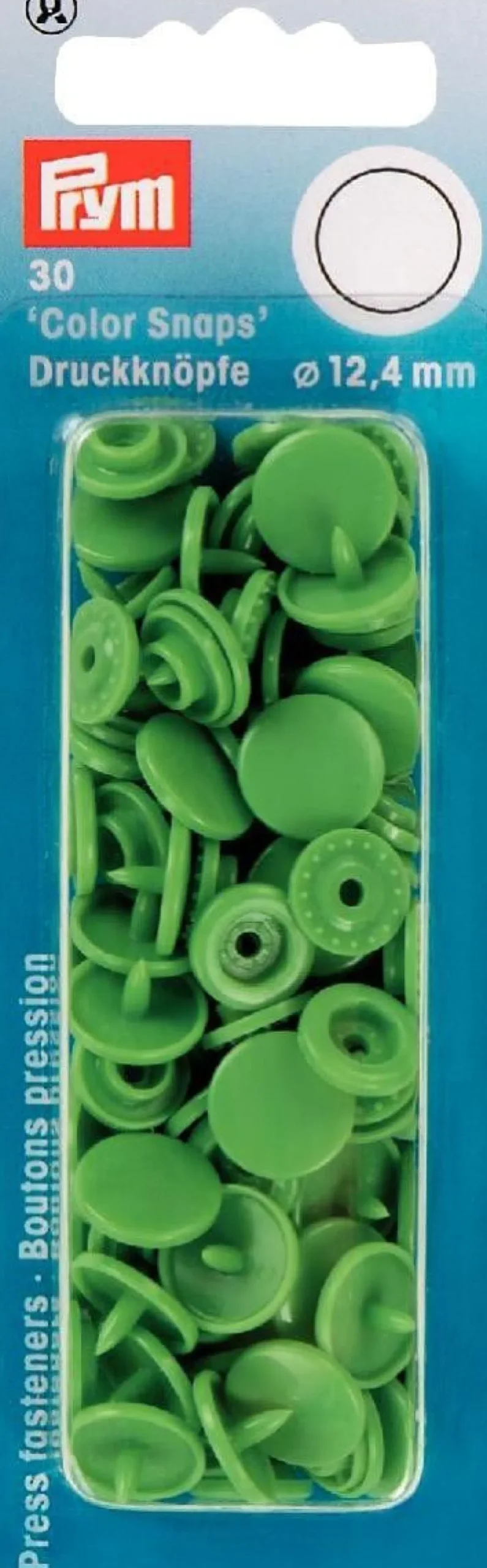 Prym Color Snaps Druckknöpfe Ø12,4mm hellgrün