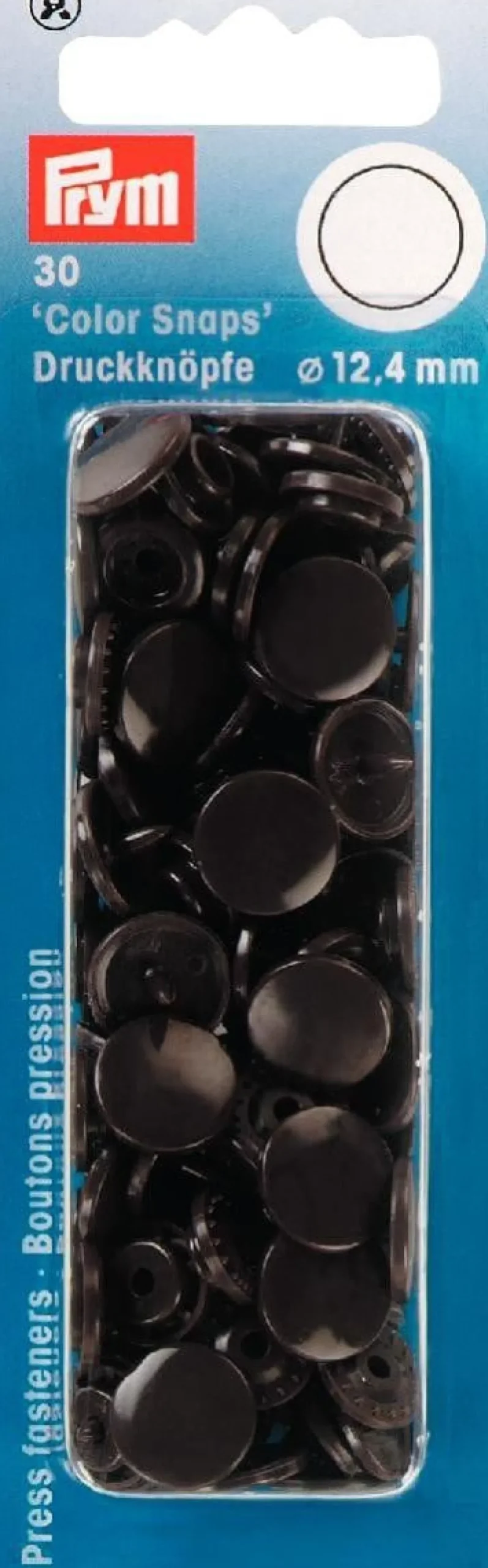 Prym Color Snaps Druckknöpfe Ø12,4mm dunkelbraun