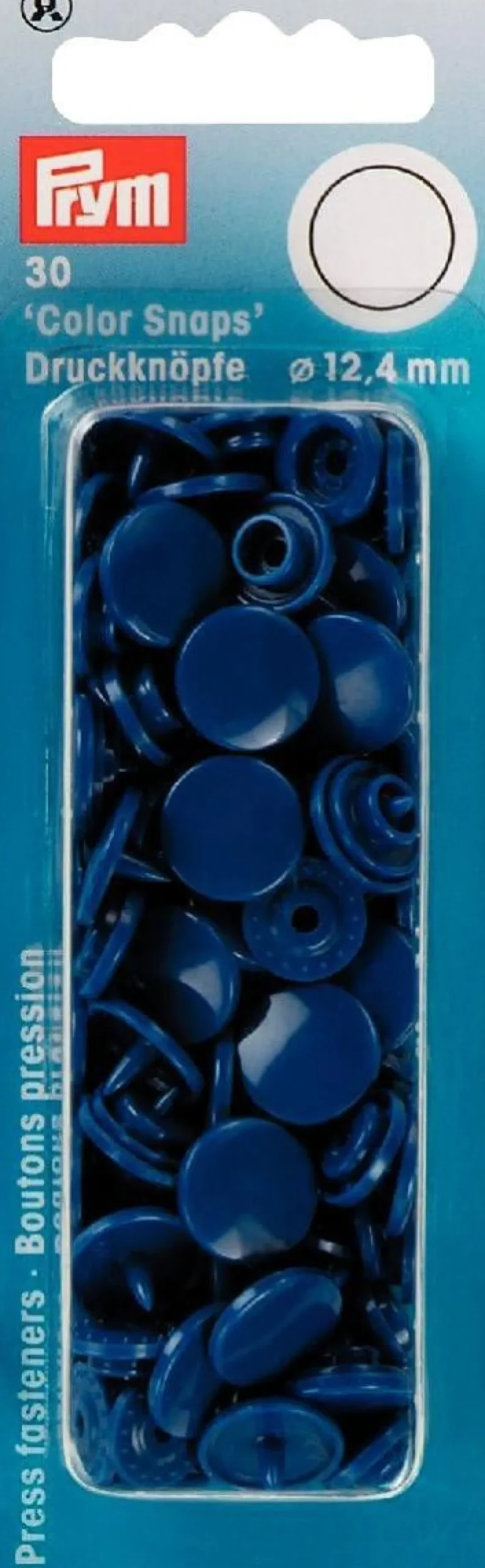 Prym Color Snaps Druckknöpfe Ø12,4mm blau
