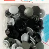 Prym Color Snaps Druckknöpfe Ø12,4mm hellgrau dunkelgrau schwarz je 10 Stück