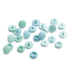 Prym Color Snaps Mini Druckknöpfe Kunststoff 9mm 36 Stück mint