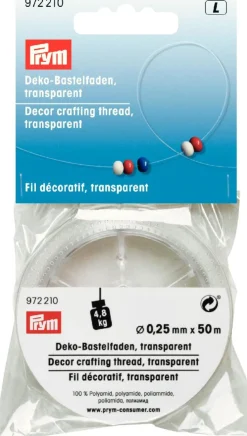 Prym Deko-Bastelfaden, transparent