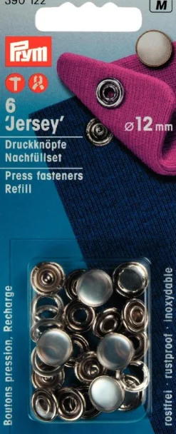 Prym Druckknöpfe Jersey Nachfüllpack Ø12mm 6 Stück