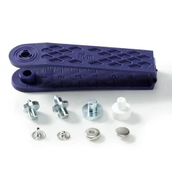 Prym Druckknöpfe Mini Messing Ø8mm silberfarbig 10 Stück