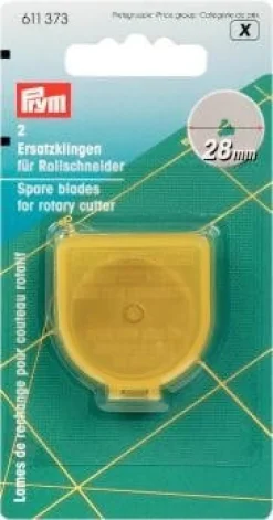 Prym 2 Ersatzklinge für Rollschneider 28mm