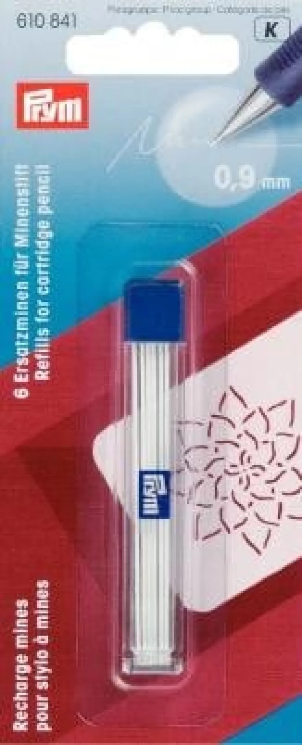 Prym Ersatzminen für Minenstift Ø 0,9mm weiß