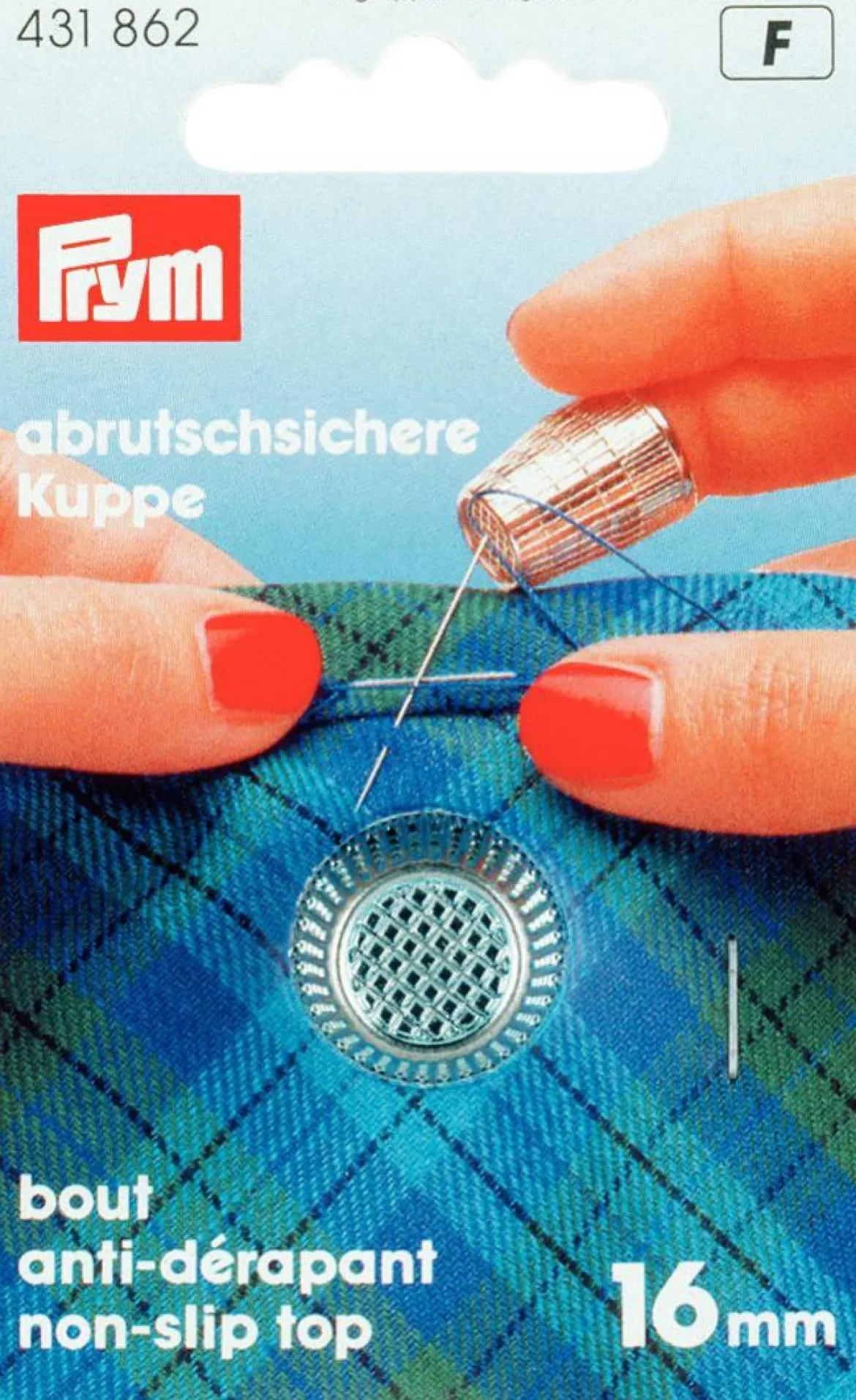 Prym Fingerhut Fingerschutz 16,0mm