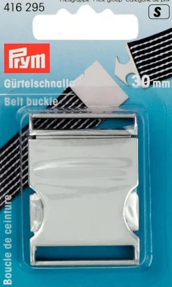 Prym Gürtelschnalle silberfarbig Metall 30mm