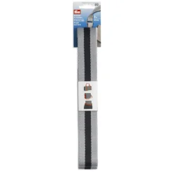 Prym Gurtband für Taschen 40mm grau/blau gestreift 3m