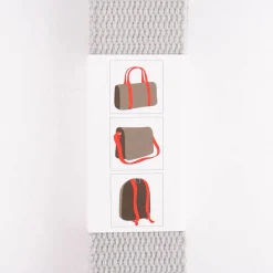 Prym Gurtband für Taschen 30mm hellgrau