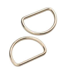 Prym Halbrundringe D-Ringe 40mm new gold 2 Stück
