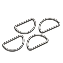 Prym Halbrundringe D-Ringe 30mm gunmetal 4 Stück