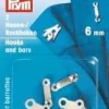 Prym 2 Hosenhaken und Stege ST silberfarbig 6mm
