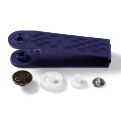 Prym Jeans Druckknöpfe Blume Messing Ø17mm altmessingfarben 8 Stück
