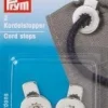 Prym 2 Kordelstopper ZDG rund silberfarbig