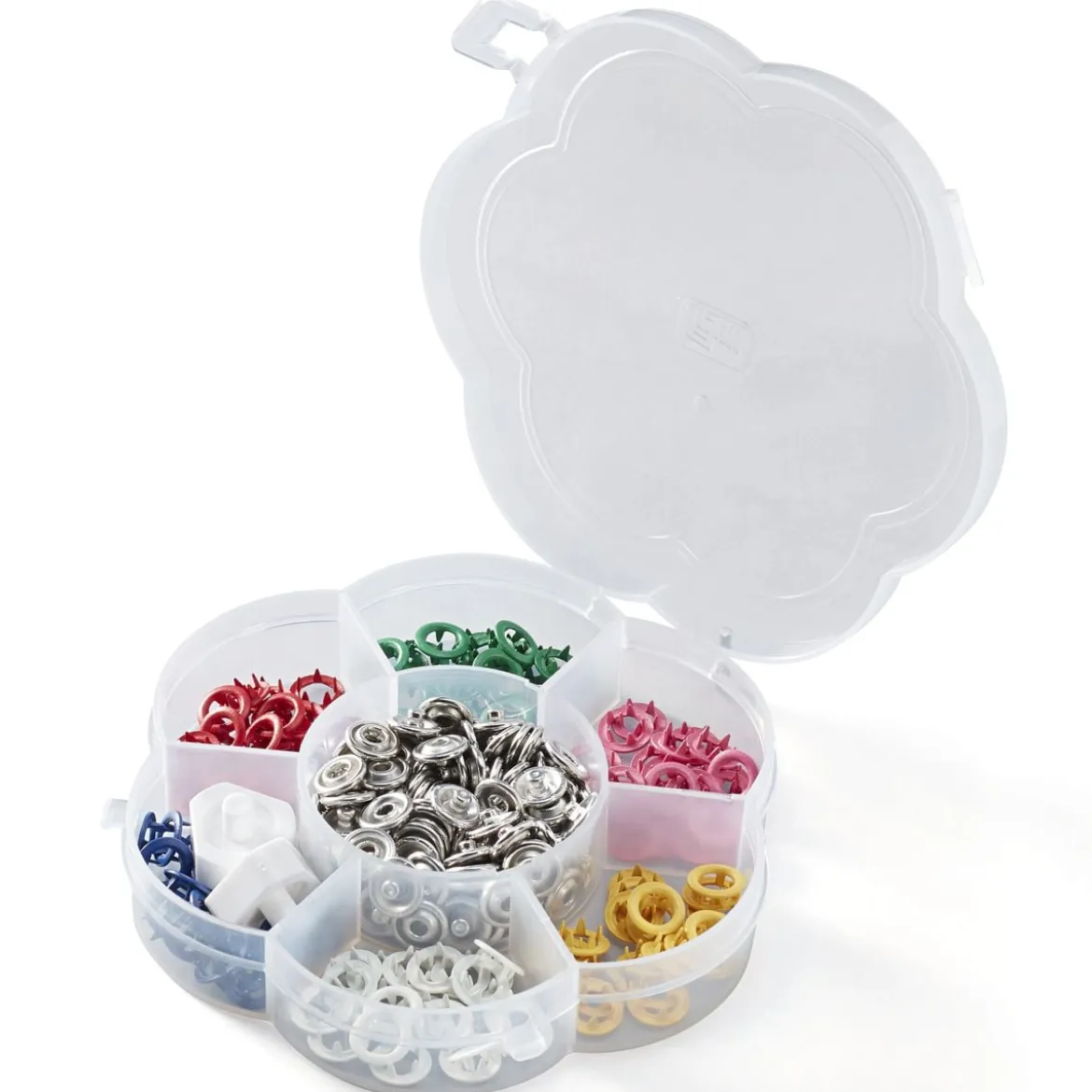 Prym Love Jersey Druckknöpfe Messing Ø8mm verschiedene Farben 6x10 Stück