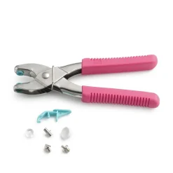 Prym Love Vario Druckknopf- Loch- und Ösenzange pink