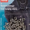 Prym 3 Mantelaufhänger EIS silberfarbig