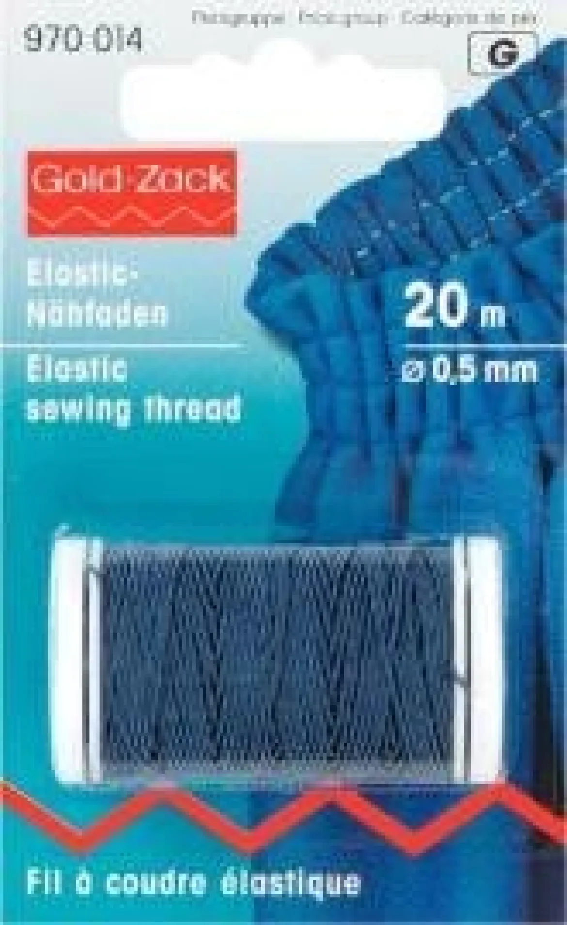 Prym 20m Elastic Nähfaden 0,5 mm marine