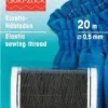 Prym 20m Elastic Nähfaden 0,5 mm schwarz