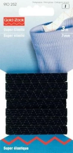 Prym 3m Super Elastic Gummiband 7mm schwarz