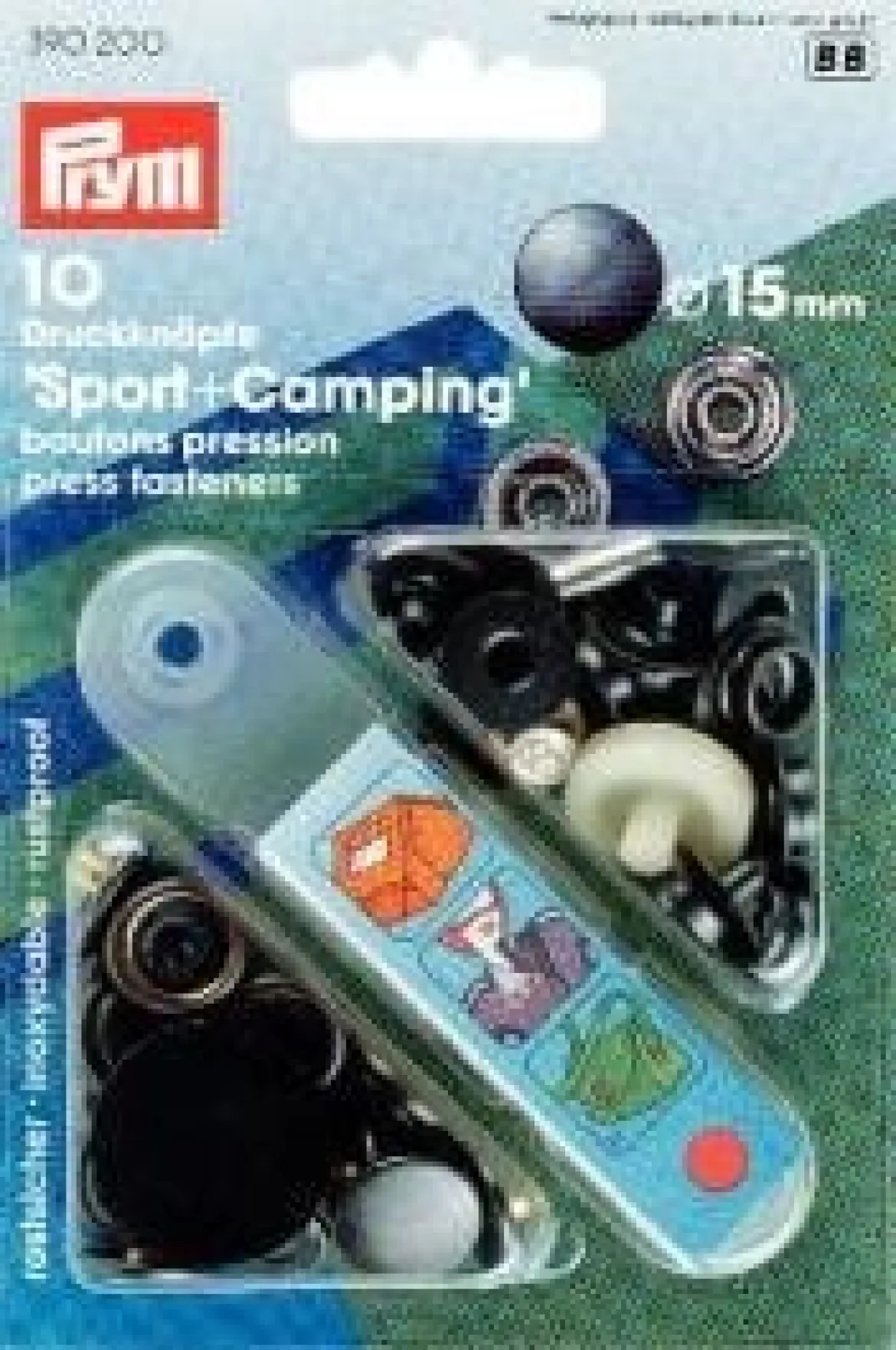 Prym NF-Druckknopf SP.&CAMP. MS brüniert 15 mm
