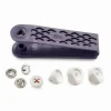 Prym Nähfrei Druckknopf Jersey Annähoptik weiß Fadenfarbe rot 7 Stück 12mm
