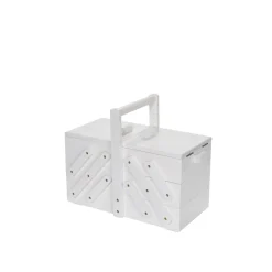 Prym Nähkasten Holz M weiß 33x19x28,5cm