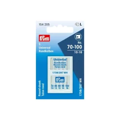 Prym 5 Nähmaschinennadeln 287(690) Rundkolben 70-100