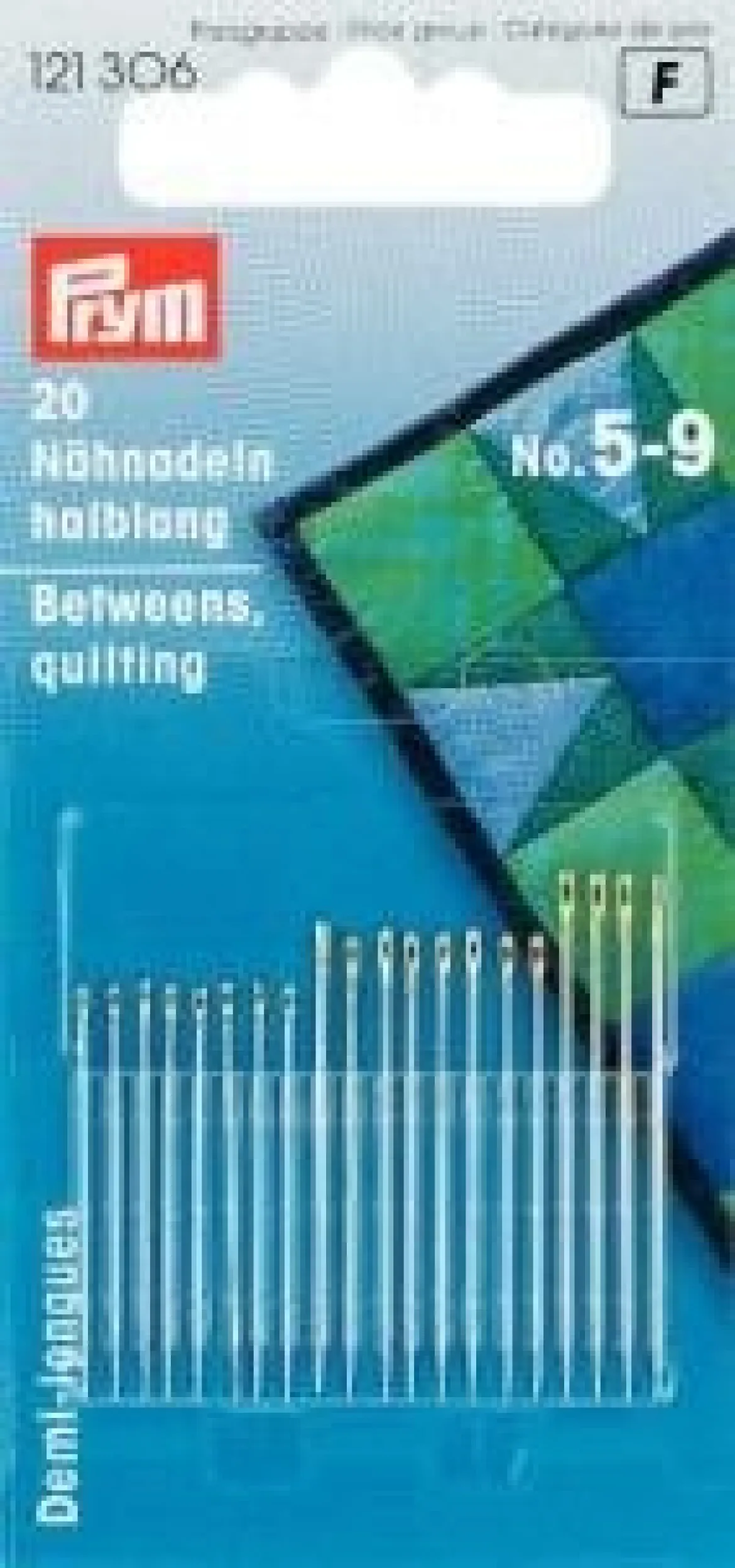 Prym 20 Nähnadeln halblang ST 5-9 silberfarbig