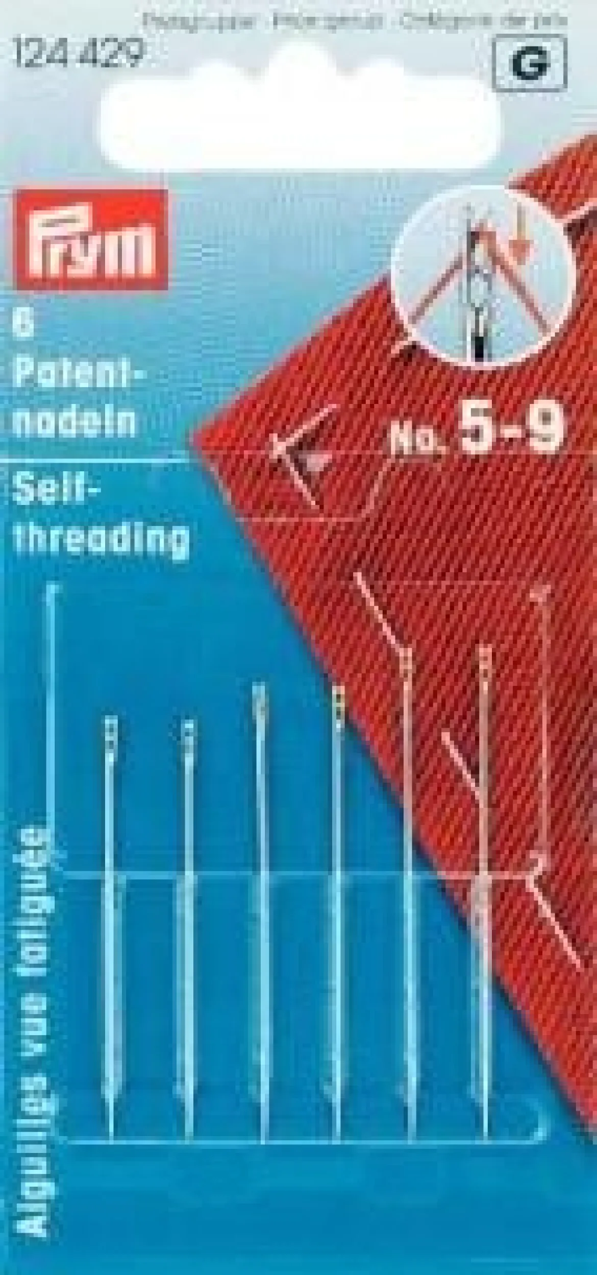 Prym 6 Patentnähnadeln ST 5-9 silberfarbig