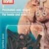 Prym 3 Pelzhaken und Augen ST schwarz