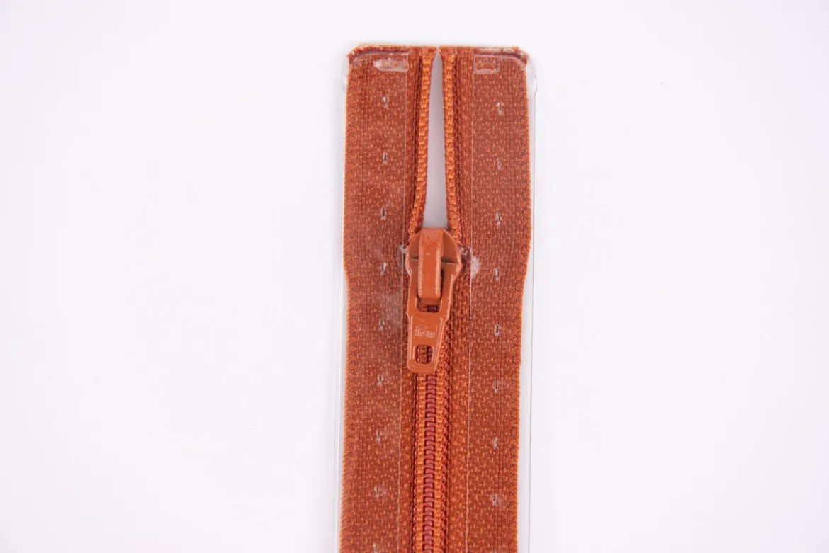 Prym Reißverschluss RV S1 Typ 0 ut 22cm Fla terrakotta
